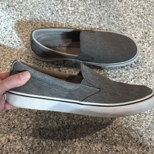 Eddie Bauer Shoes Haller Casual Slip On Sneakers Flats Gray Men’s Size 12